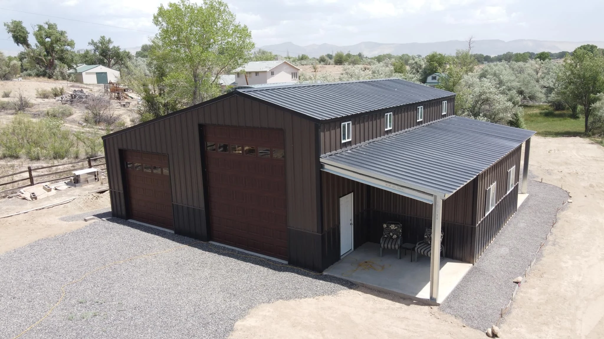 A completed Whitestar metal building