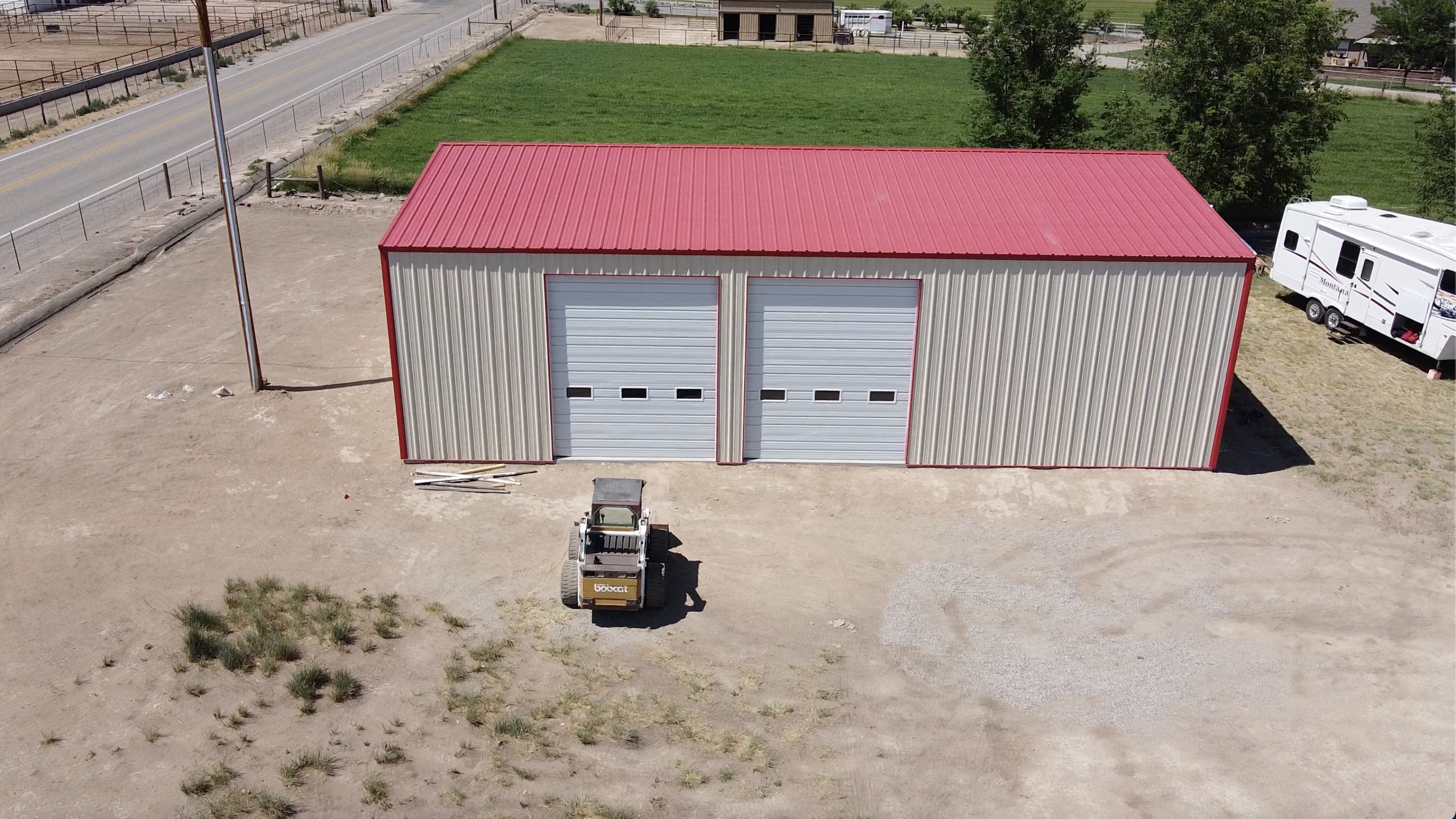 40'w x 60'l x 16'h (eave)