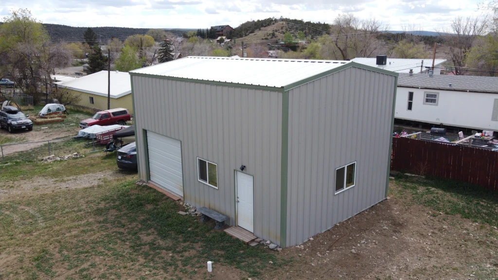 20×30 Steel Garage in Crawford CO