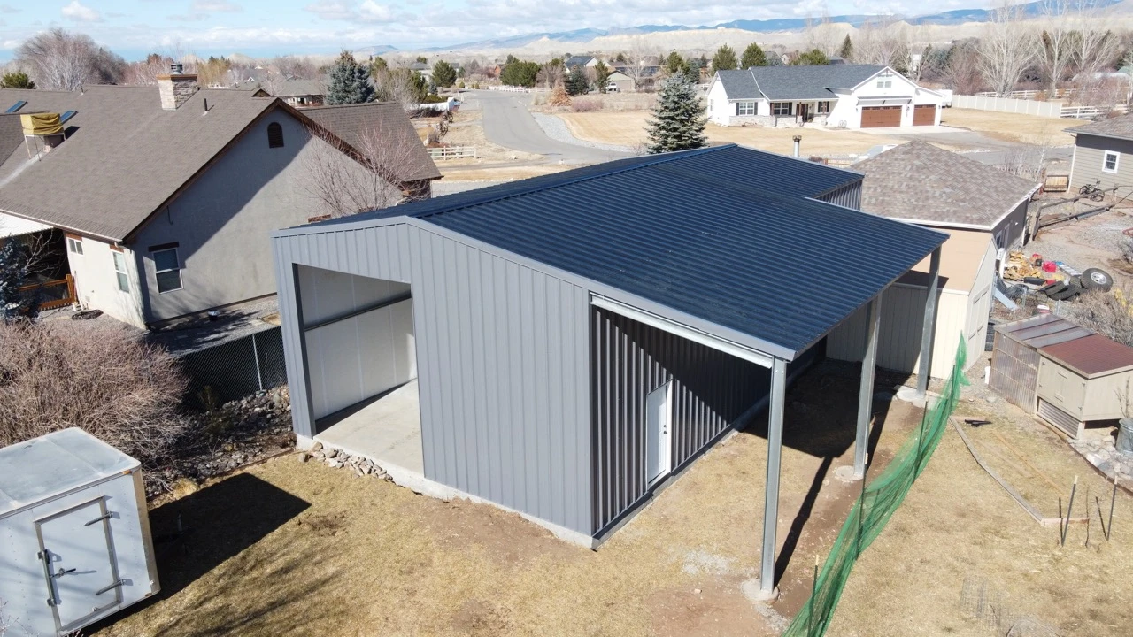 28×50 Workshop w/ Lean-To in Montrose CO