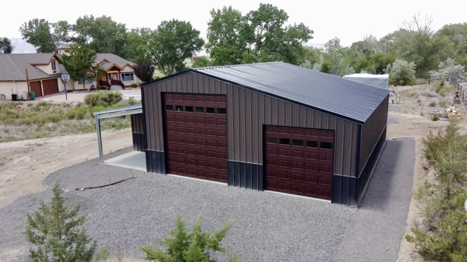 16.17x42x16.5 Shop Metal Building — Completed project photo 3.