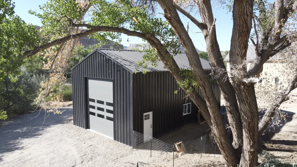 25x40x16 Shop Metal Building — Completed project photo 1.