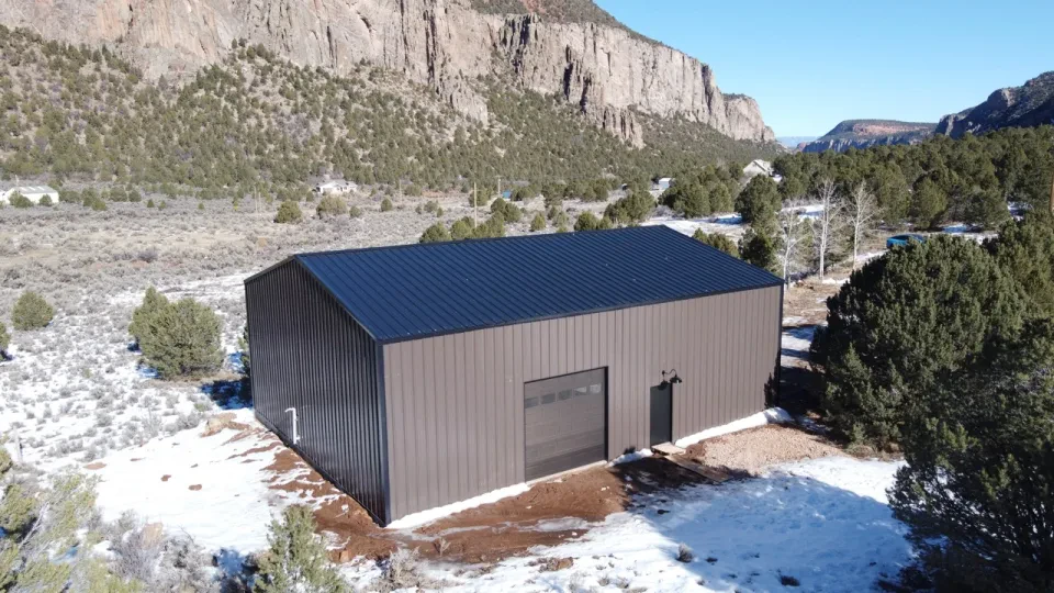 30x49x16.5 Shop Metal Building — Completed project photo 1