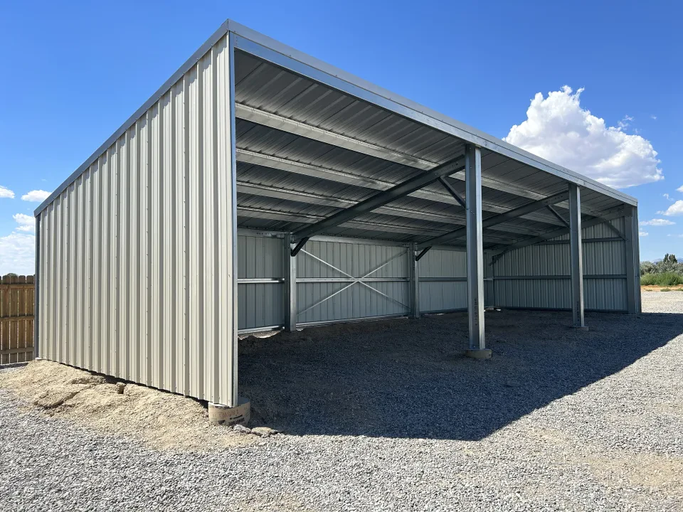20x60x9 Shop Metal Building — Completed project photo 1