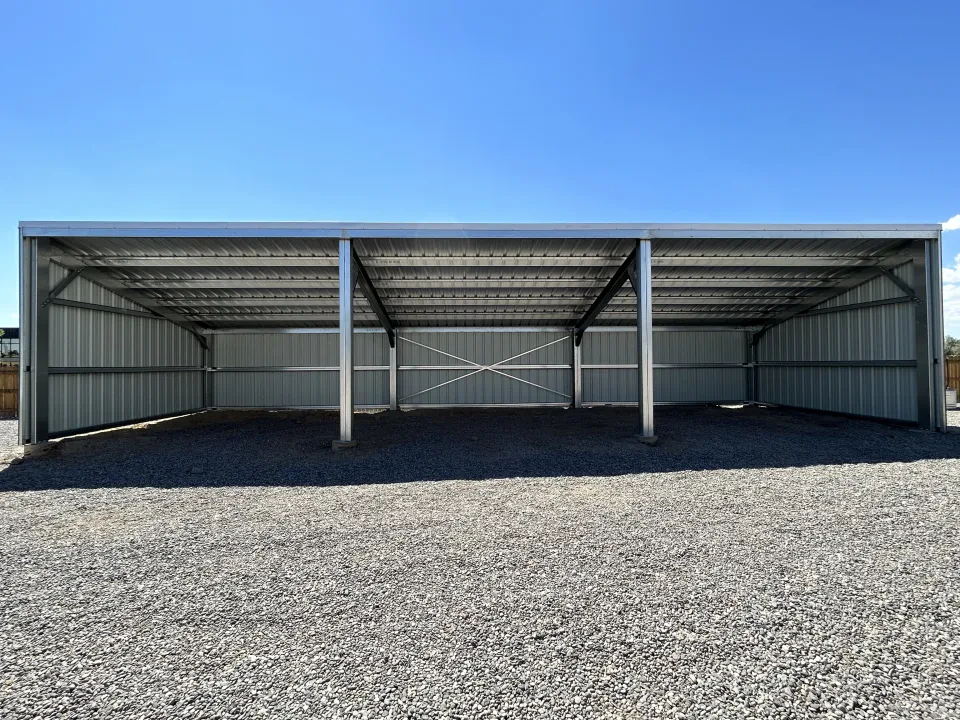 20x60x9 Shop Metal Building — Completed project photo 2
