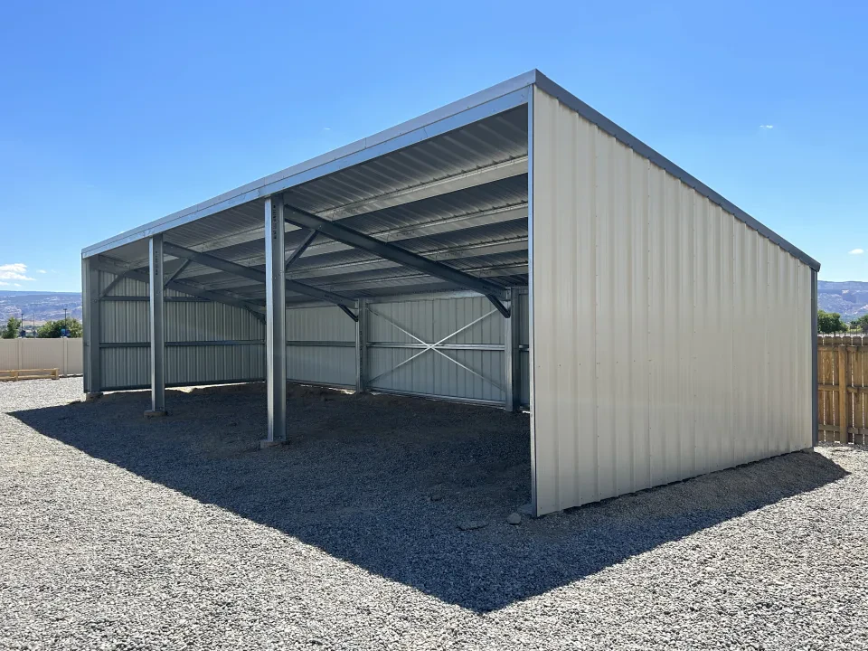 20x60x9 Shop Metal Building — Completed project photo 3
