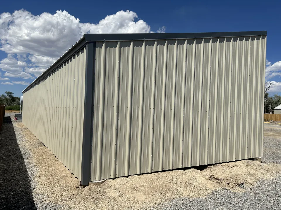 20x60x9 Shop Metal Building — Completed project photo 4
