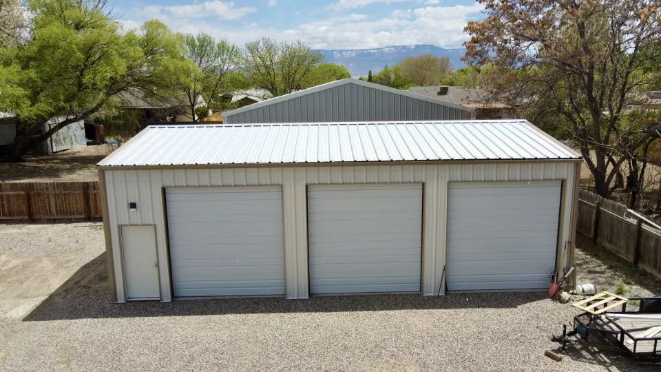 25x40x12 Shop Metal Building — Completed project photo 2.