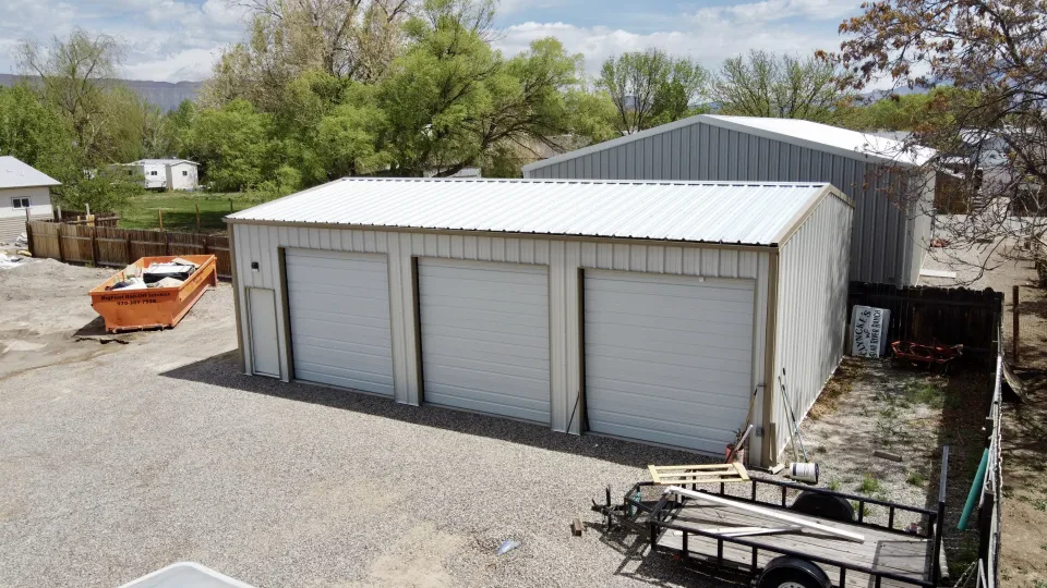 25x40x12 Shop Metal Building — Completed project photo 3.