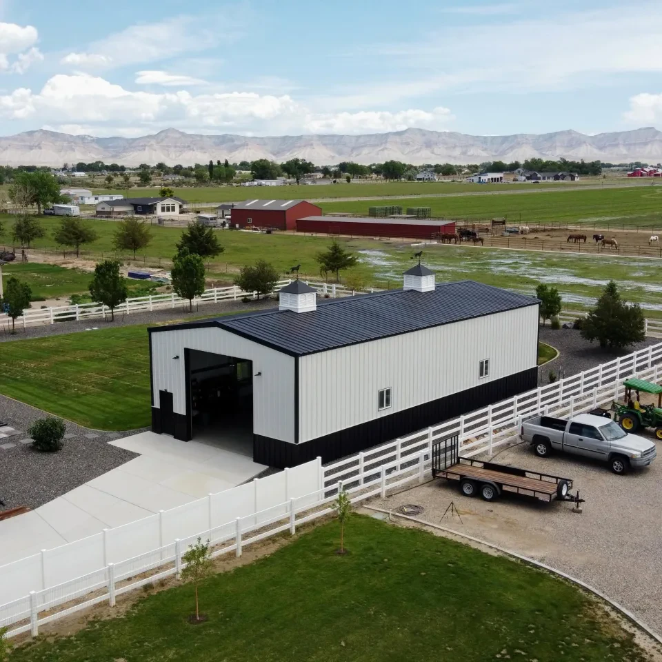 35x65x16 Shop Metal Building — Completed project photo 1