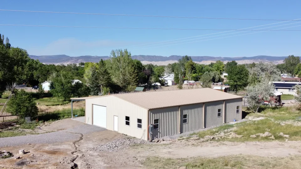 45x70x12 Shop Metal Building — Completed project photo 1