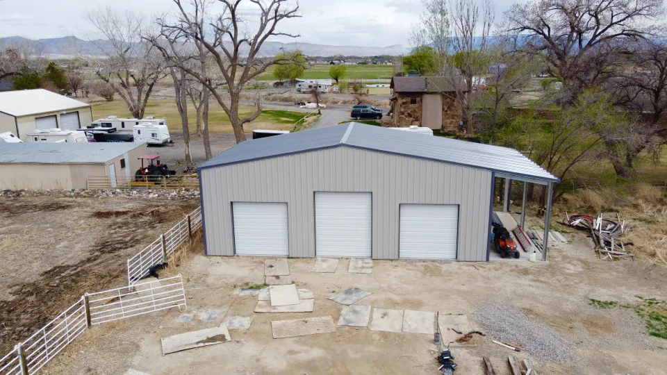 50x30x16 Shop Metal Building — Completed project photo 2