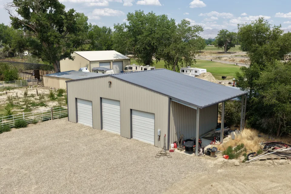 50x30x16 Shop Metal Building — Completed project photo 3