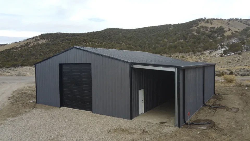 40x50x14 Shop Metal Building — Completed project photo 2