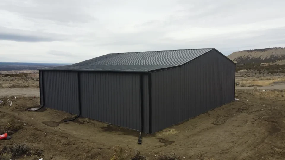 40x50x14 Shop Metal Building — Completed project photo 3