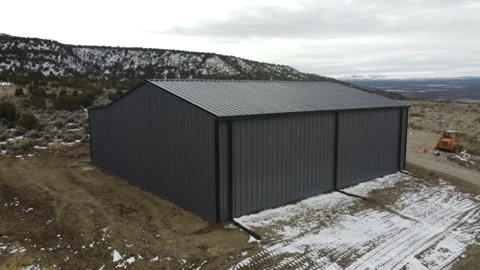 40x50x14 Shop Metal Building — Completed project photo 4
