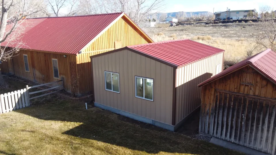 20x26x12 Shop Metal Building — Completed project photo 1