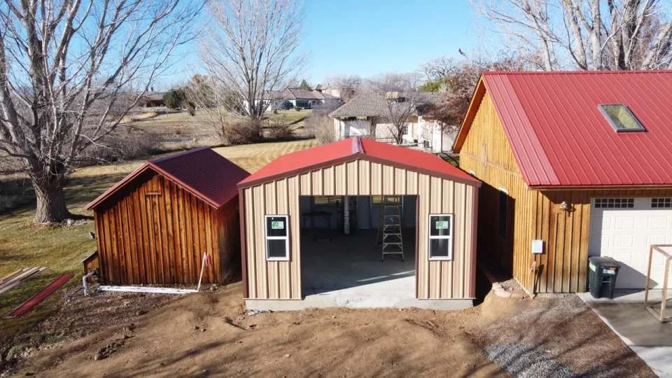 20x26x12 Shop Metal Building — Completed project photo 2