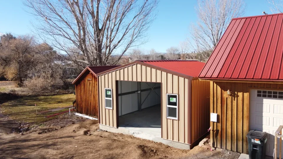 20x26x12 Shop Metal Building — Completed project photo 3