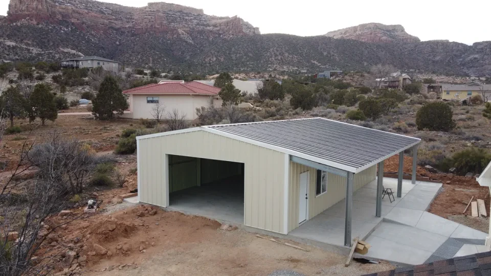 26x40x10 Shop Metal Building — Completed project photo 2