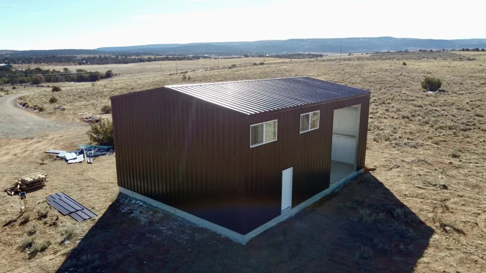 30x40x16 Shop Metal Building — Completed project photo 1