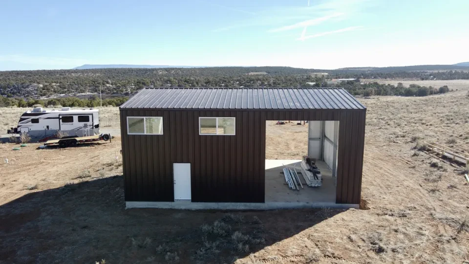 30x40x16 Shop Metal Building — Completed project photo 2
