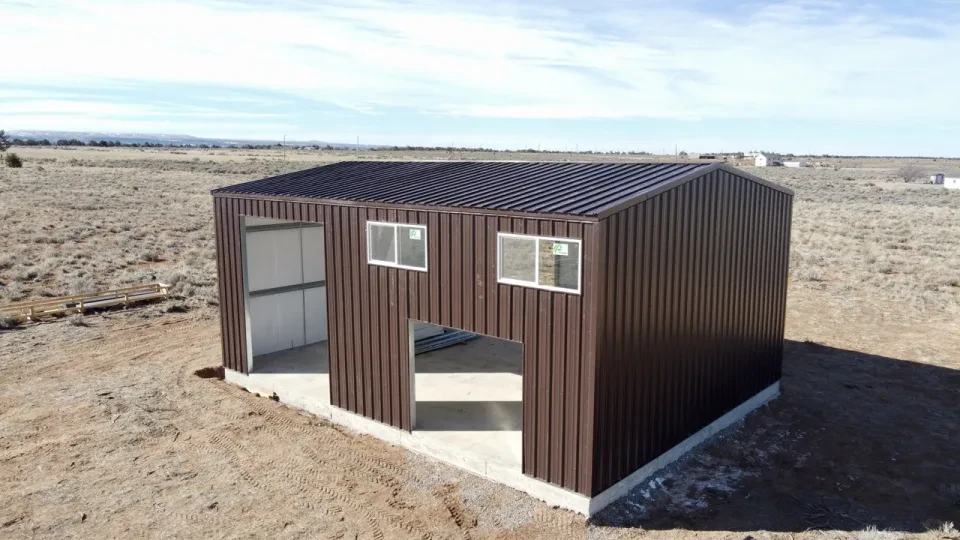 30x40x16 Shop Metal Building — Completed project photo 3