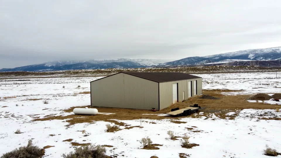 50x120x16 Shop Metal Building — Completed project photo 1
