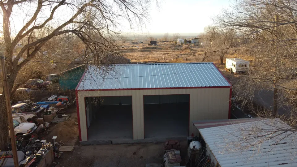 32x40x14 Shop Metal Building — Completed project photo 1