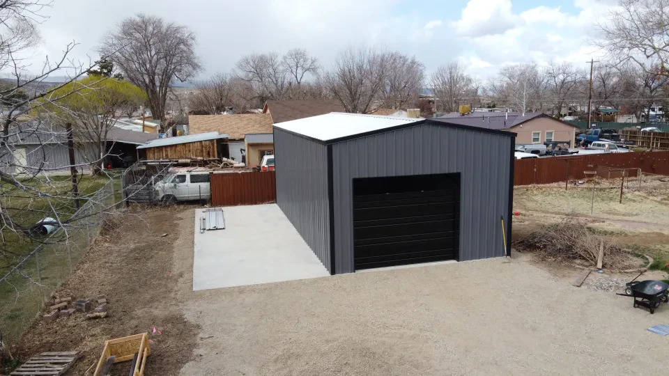 21x39.5x14 Shop Metal Building — Completed project photo 1