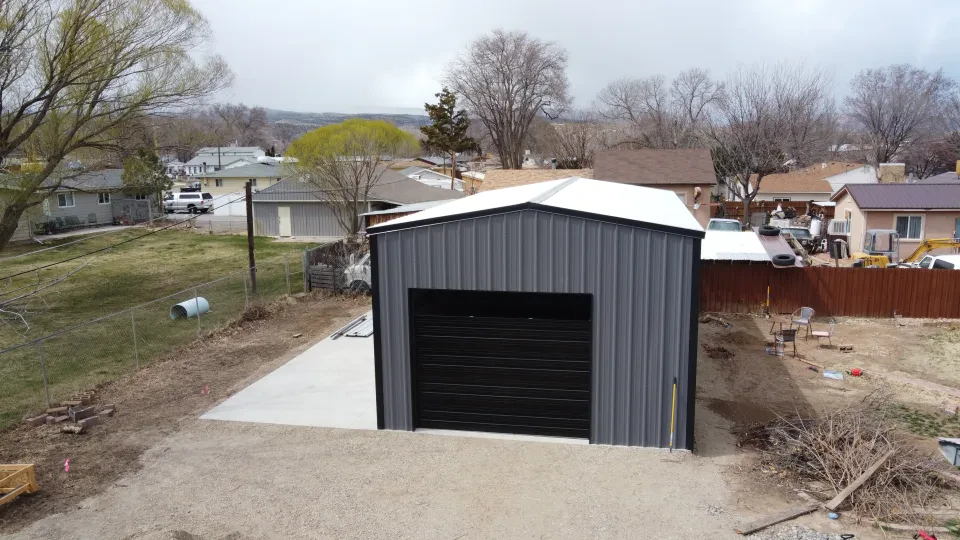21x39.5x14 Shop Metal Building — Completed project photo 2