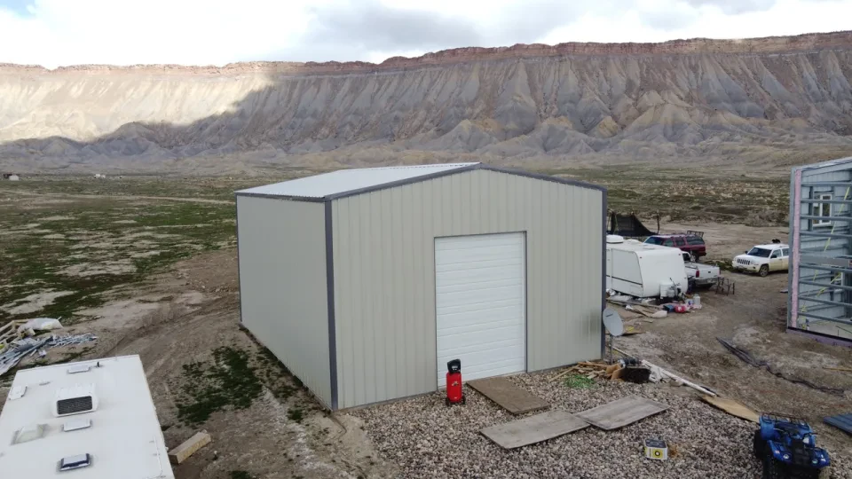 30x40x18 Shop Metal Building — Completed project photo