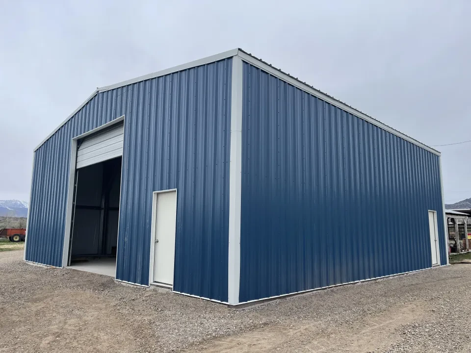 40x40x15 Shop Metal Building — Completed project photo 1