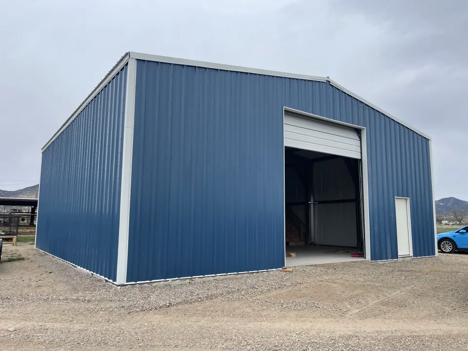 40x40x15 Shop Metal Building — Completed project photo 2